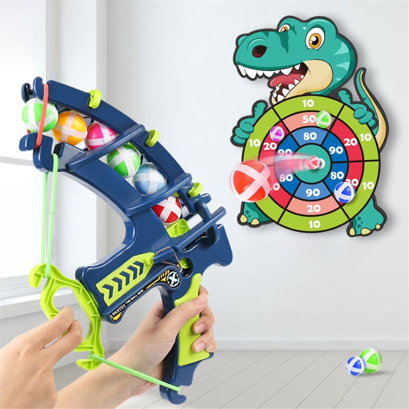 Outdoor Hunting Toys - Montessori jogar esporte estilingue alvo pegajoso