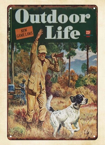 Hunting Dog Outdoor - Capa da revista OUTDOOR LIFE de