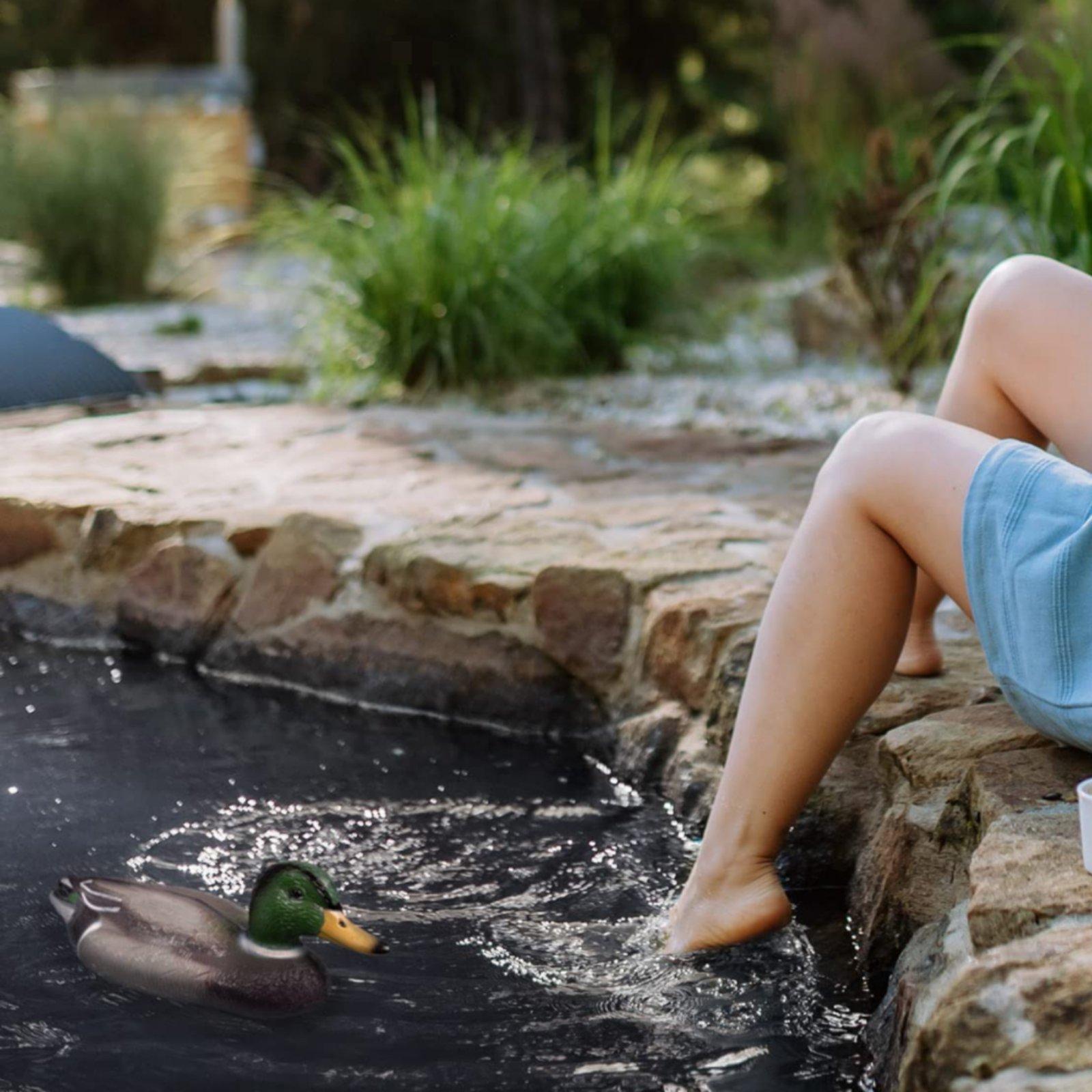 Hunting & Outdoor As - Isca Flutuante de Pato Realista, Resistente