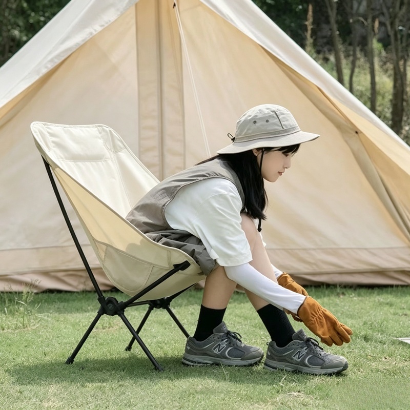 Outdoor Hunting Chair - Cadeira de camping dobrável, portátil e