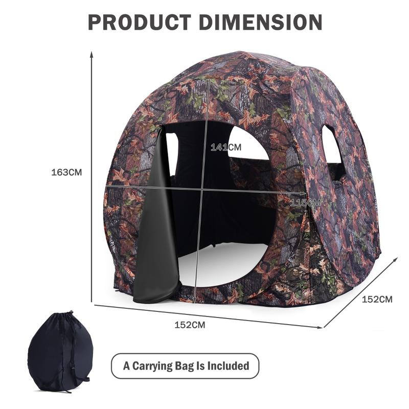 Barraca de Caça Pop-Up para 3  - Hunting & Outdoor As avaliação e preço