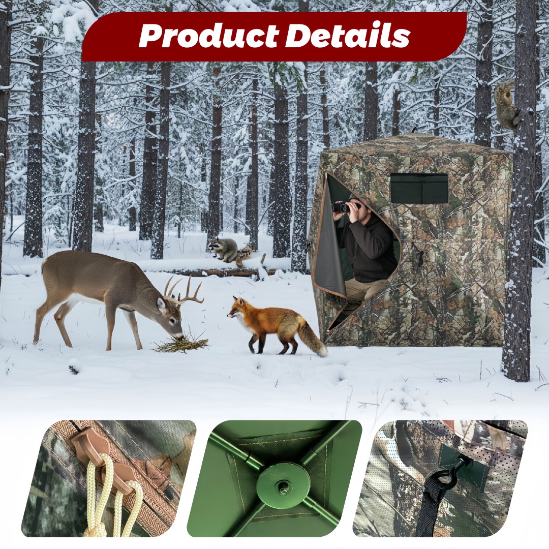 Abrigo de Caça Camuflado Pop-U - Hunting & Outdoor As avaliação e preço