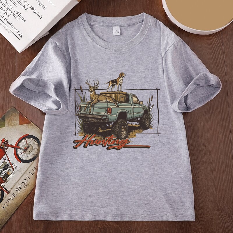 Camiseta de Caça com Estampa d - Hunting Dog Outdoor avaliação e preço