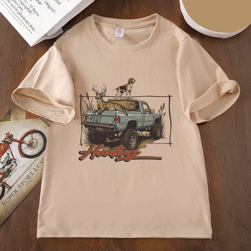 Camiseta de Caça com Estampa d - Hunting Dog Outdoor avaliação e preço