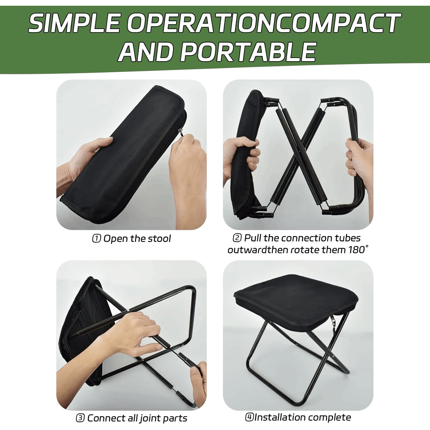Cadeira Portátil Dobrável: Est - Outdoor Hunting Chair avaliação e preço