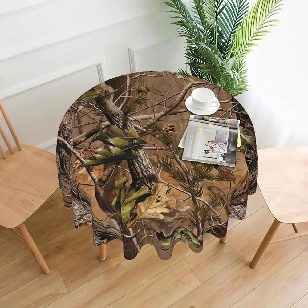 Toalha de mesa redonda camufla - Outdoor Hunting Table avaliação e preço